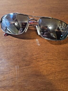 Vintage Maui Jim Men’s Aviator Sunglasses with Brown Frame and Glass Lens
